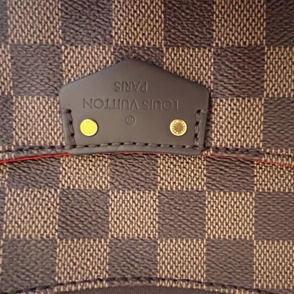 ๐ Authentic Louis Vuitton South Bank Besace Damier Ebene Canvas Shoulder Bag - Picture 6 of 10